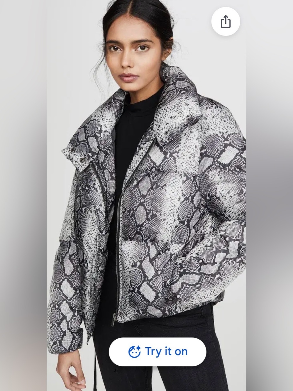 NWT - APPARIS Jaime Snakeskin Jacket